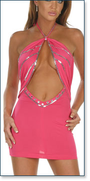 Hot Pink Mini Dress A2080