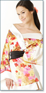 Kimono Mini Dress A2142