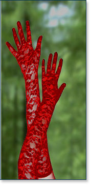 Red Long Gloves A7002