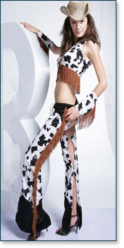 Cow Girl Costume M1609