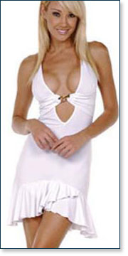 White Party Dress A2053