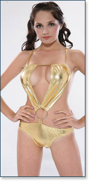 Gold Bodysuit A3009