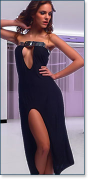 Strapless Dress A6014