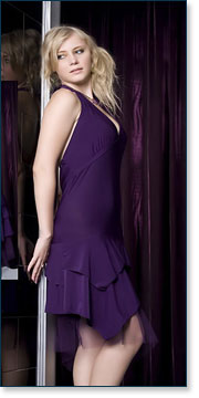 Purple Dress A6041