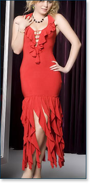 Red Dress A6045